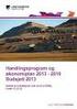 Handlingsprogram med økonomiplan 2013-2016. Budsjett 2013