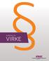 Vedtekter for VIRKE 1