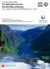 Eit laboratorium for berekraftig utvikling FoU- strategi for Vestnorsk fjordlandskap 2015-2020