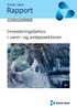Norsk Vann. Rapport B17 2013. Investeringsbehov i vann- og avløpssektoren