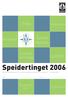 Speidertinget 2006. Lover. Åpent forum. Valg. Andre forslag. Budsjett. Regnskap. Strategisk plan. Årsmelding