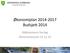 Økonomiplan 2014-2017 Budsjett 2014