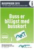 Buss er billigst med busskort