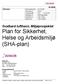 Svalbard lufthavn, Miljøprosjektet Plan for Sikkerhet, Helse og Arbeidsmiljø (SHA-plan)