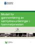 Rapport publisert 19.12.2014. Modell for gjennomføring av samtykkevurderinger i hjemmetjenesten