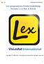 Lex programvare brukerveiledning Version 1.1.x Rev A Norsk
