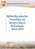 Helhetlig plan for bosetting og integrering av flyktninger 2016-2019