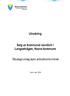 Utredning. Langsetvågen, Nesna kommune. Salg av kommunal eiendom. Tilbudsgrunnlag åpen anbudskonkurranse. lvesna kommune.