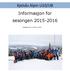 Kjelsås Alpin U10/U8 Informasjon for sesongen 2015-2016. Oppdatert per 24. februar 2016