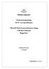 Konkurransegrunnlag Del B kravspesifikasjon. Tilbud 05 Radio/kommunikasjons anlegg Fv60 Røyr-Hellesylt Byggesteg 1