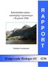 R A P P O R. Rådgivende Biologer AS 1234. Bekkekløftprosjektet naturfaglige registreringer i Rogaland 2008: Sandnes kommune