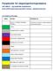Fargekoder for døgnregistreringsskjema