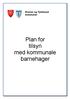 Evenes og Tjeldsund kommuner. Plan for tilsyn med kommunale barnehager