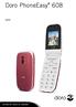 Doro PhoneEasy 608. Norsk