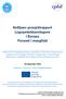 NetQues prosjektrapport Logopedutdanningene i Europa Forenet i mangfold