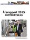 Årsrapport 2015 KONTORBYGG AS