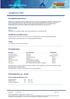 Approved. Egenskap Test/Standard Beskrivelse Tørrstoff pr volum ISO 3233 Glansgrad (GU 60 ) ISO 2813