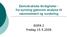 Demokratiske ferdigheter - fra synsing gjennom analyse til resonnement og vurdering. NOFA 2 Fredag 15.5.2009