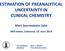 ESTIMATION OF PREANALYTICAL UNCERTAINTY IN CLINICAL CHEMISTRY