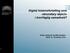 Digital historiefortelling som «boundary object» i tverrfaglig samarbeid? Grete Jamissen og Mike Moulton HiOA 10. november 2014