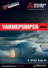 VARMEPUMPER www.varmepumpeservice.no Tlf: 40 00 58 94