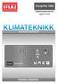 CompTrol 1002. Registreringsnummer 50 Utgave 01.2010 KLIMATEKNIKK MIKROPROSESSOR TEKNISK HÅNDBOK