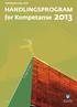 Fylkesplan 2013-2016 handlingsprogram for Kompetanse 2013