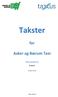 Takster for Asker og Bærum Taxi Takster gjeldende fra 01.06.16 Versjon 4/16