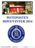 POTEPOSTEN HØST/VINTER 2014