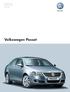 Brosjyre med tekniske data og utstyr. Das Auto. Volkswagen Passat