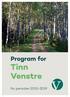 Program for Tinn Venstre