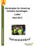 Halvårsplan for Innset og Vonheim barnehager, Loftet Høst 2013