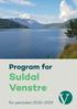 Program for. Suldal Venstre