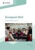 Årsrapport 2012 for Fylkesmannens tilsyn med barnevernet i