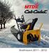 MTD snøfres lettstartet robust driftssikker enkel i drift gunstig pris
