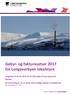 Gebyr- og fakturasatser 2017 for Longyearbyen lokalstyre