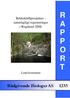 R A P P O R T. Rådgivende Biologer AS Bekkekløftprosjektet naturfaglige registreringer i Rogaland 2008: Lund kommune