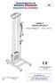 BRUKERVEILEDNING MOBILT TREKKAPPARAT. 14 kg m/stikkpinne Art.nr.: T NS-EN ISO 9001:2008 Sertifisert