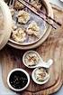 DIM SUM. BEEF MEAT W/ SHIITAKE AND GINGER DUMPLINGS / KR. 129,- Dampet dumplings med biffkjøtt, shiitake og ingerfær.