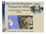 Man and the Biosphere Programme (MAB) Kunnskapsområder for bærekraftig utvikling