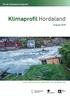 Klimaprofil Hordaland