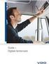 Digital fartskriver DTCO 1381 Versjon 1.4  Instruksjonsbok firma & sjåfør