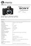 Sony a7r ILCE-7R - Digitalkamera - speilløst MP p - kun hus - Wi-Fi, NFC - svart