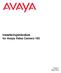 Installeringshåndbok for Avaya Video Camera 100