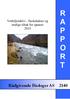 Vetlefjordelvi - flaskehalser og mulige tiltak for sjøaure 2015 A P P O R T. Rådgivende Biologer AS 2140