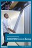 Montasjeveiledning. ROCKFON System Swing