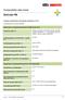 Sustainability data sheet. StoCrete FM. Finsparkel, plastmodifisert, sementbundet, sjikttykkelse 2 5 mm. Produktbeskrivelse, se teknisk faktablad