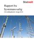 Rapport fra Systemansvarlig. Om kraftsystemet i Norge 2015
