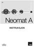 Neomat A INSTRUKSJON. Markisemotorer. For rolling shutters. and awnings. Installation and use instructions and warnings