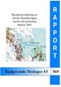 Resipientvurdering av Austre Storebøvågen, Austevoll kommune, høsten 2001 R A P P O R T. Rådgivende Biologer AS 569